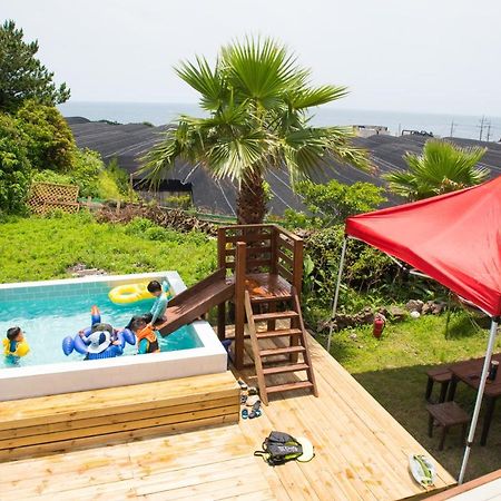 Jeju Sunflower Pension Seogwipo Eksteriør bilde