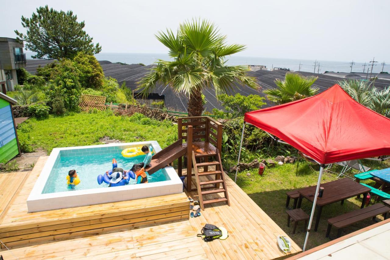 Jeju Sunflower Pension Seogwipo Eksteriør bilde